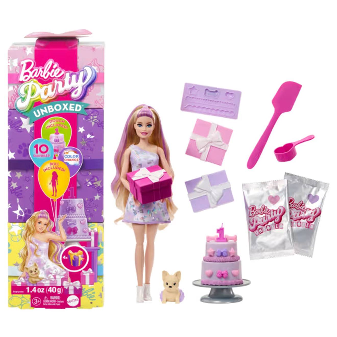 Barbie cadeau surprise multicolore