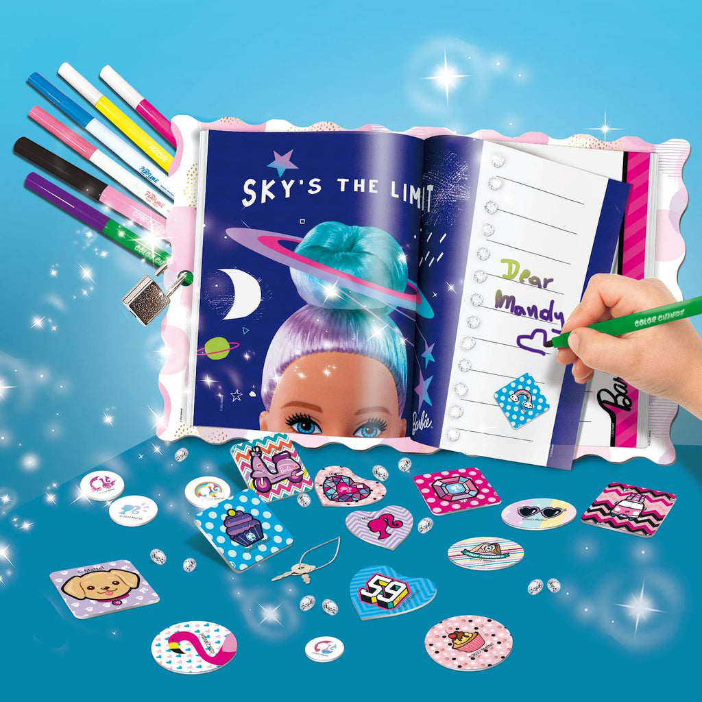 Barbie journal secret à personnaliser - jeu créatif pour filles à partir de 5 ans multicolore