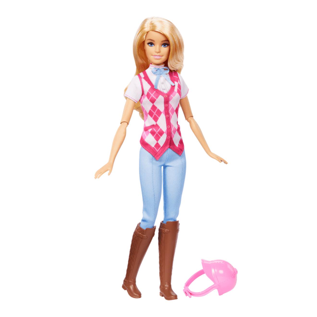 Barbie mysteries à la poursuite du cheval perdu poupée malibu multicolore