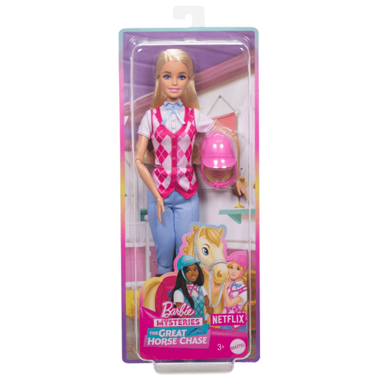 Barbie mysteries à la poursuite du cheval perdu poupée malibu multicolore