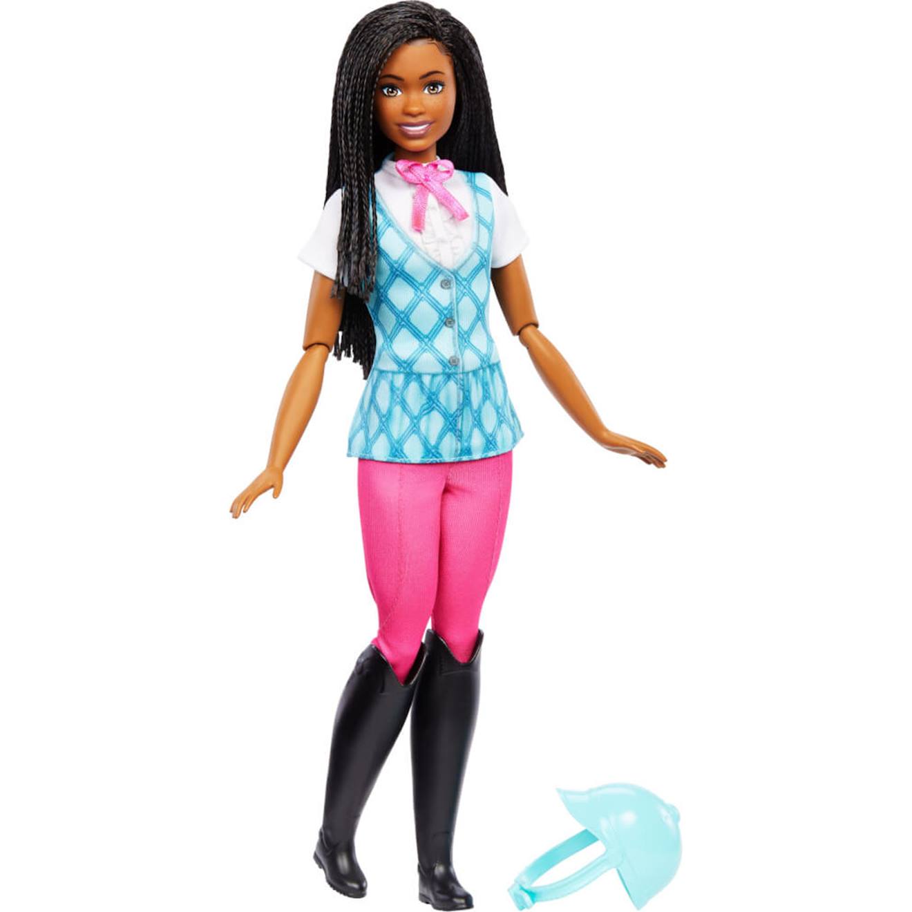 Barbie mysteries poupée mannequin brooklyn cavaliere multicolore