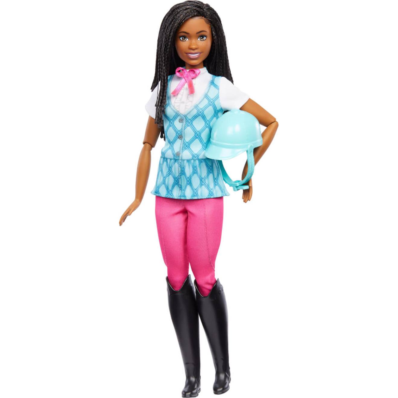 Barbie mysteries poupée mannequin brooklyn cavaliere multicolore