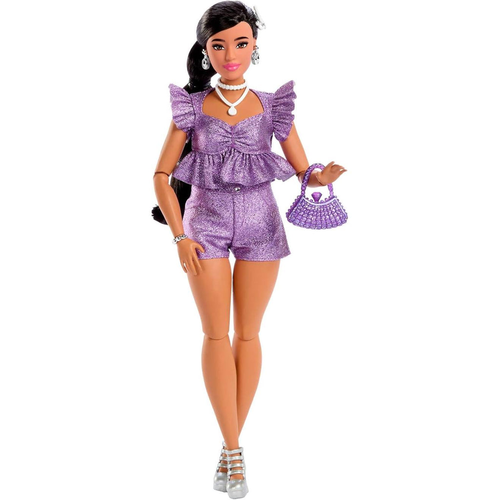Barbie - poupée deluxe style violet