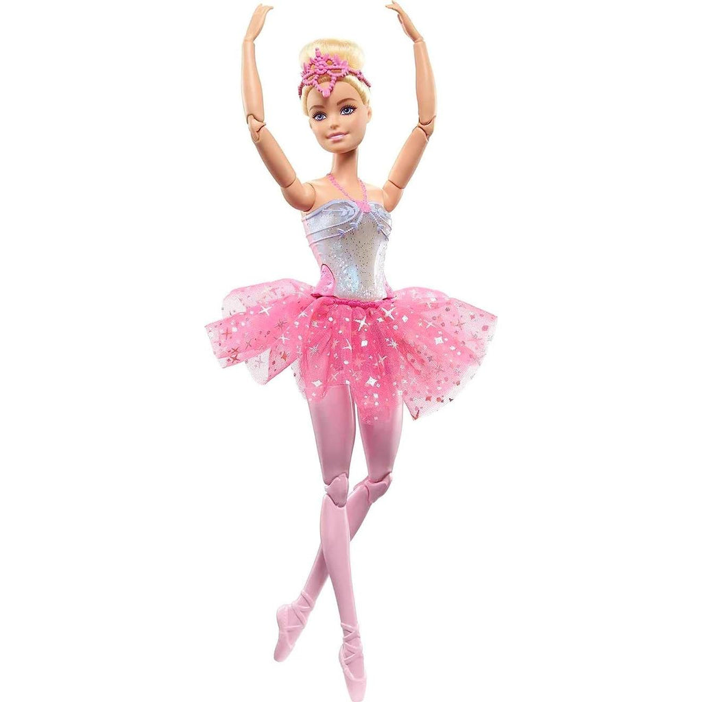 Barbie poupée mannequin dreamtopia ballerine lumières scintillantes rose