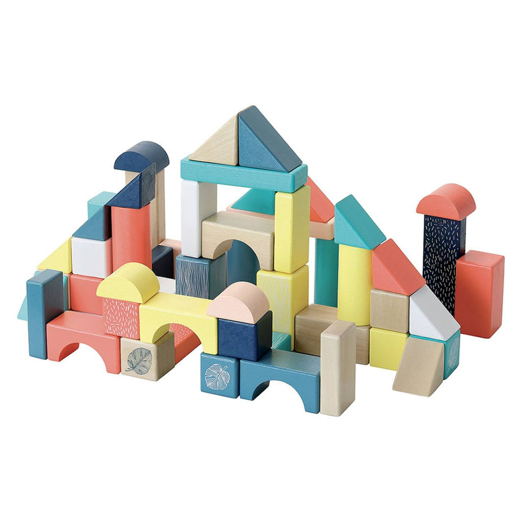 Baril de 54 cubes sous la canopée bleu