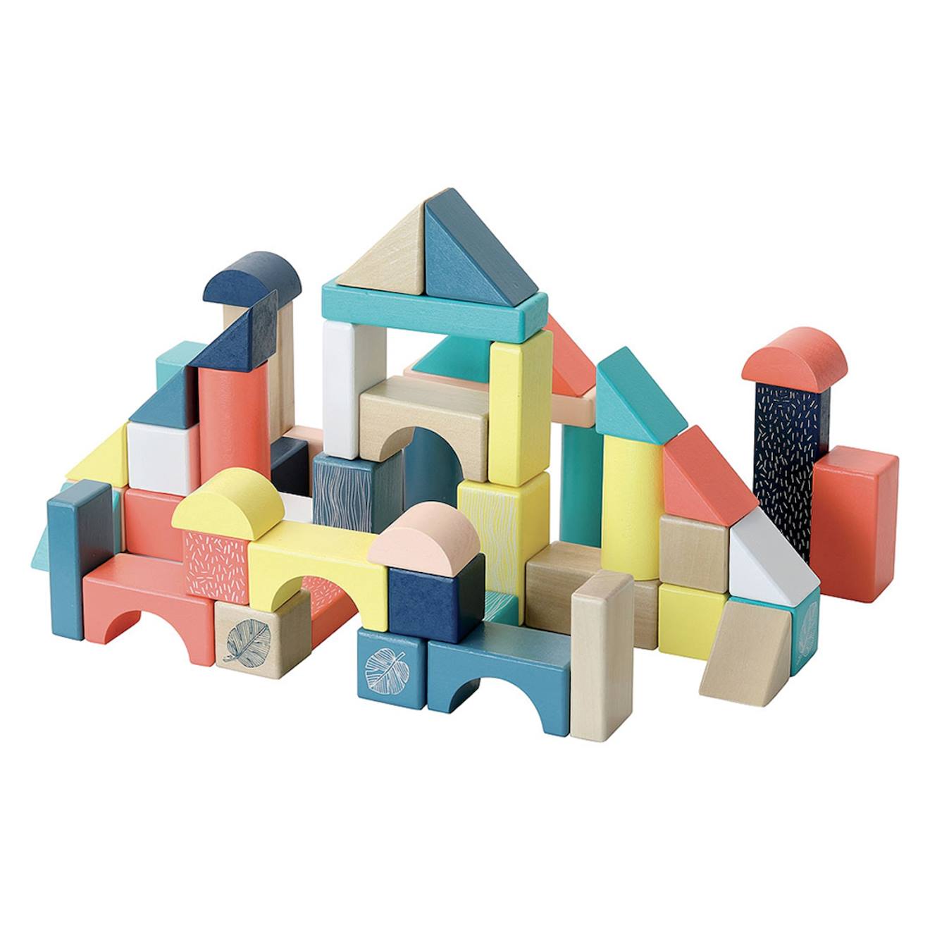 Baril de 54 cubes sous la canopée bleu