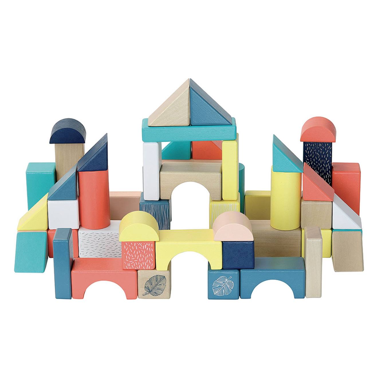 Baril de 54 cubes sous la canopée bleu