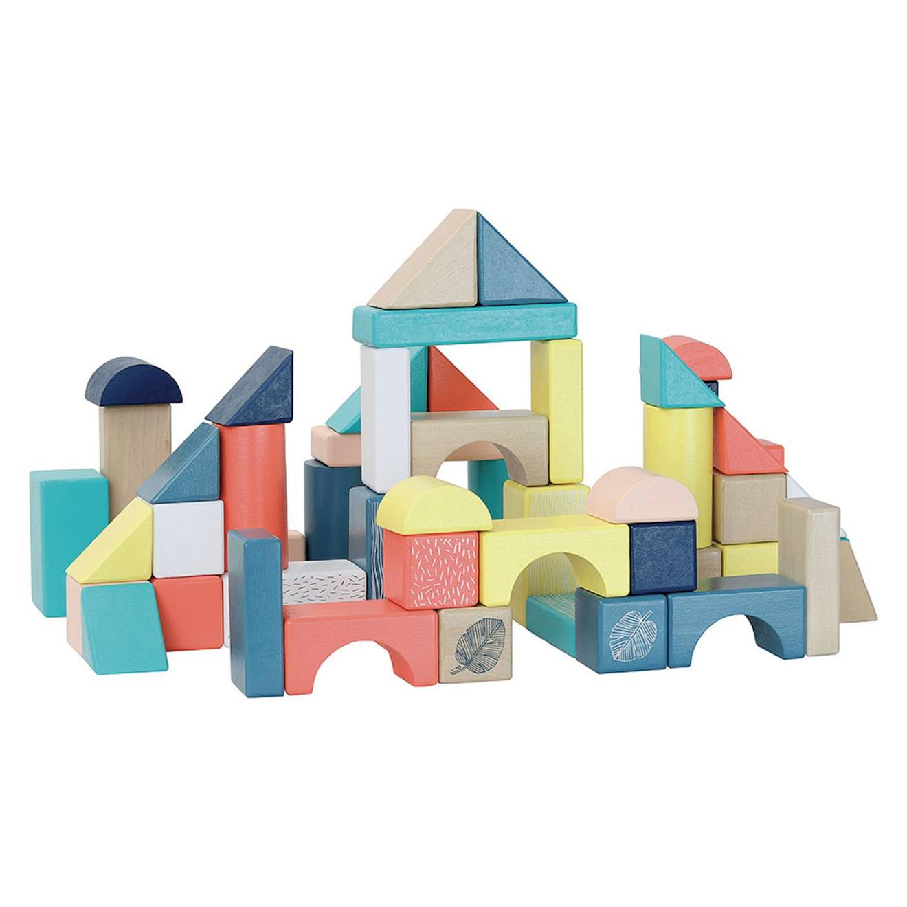 Baril de 54 cubes sous la canopée bleu