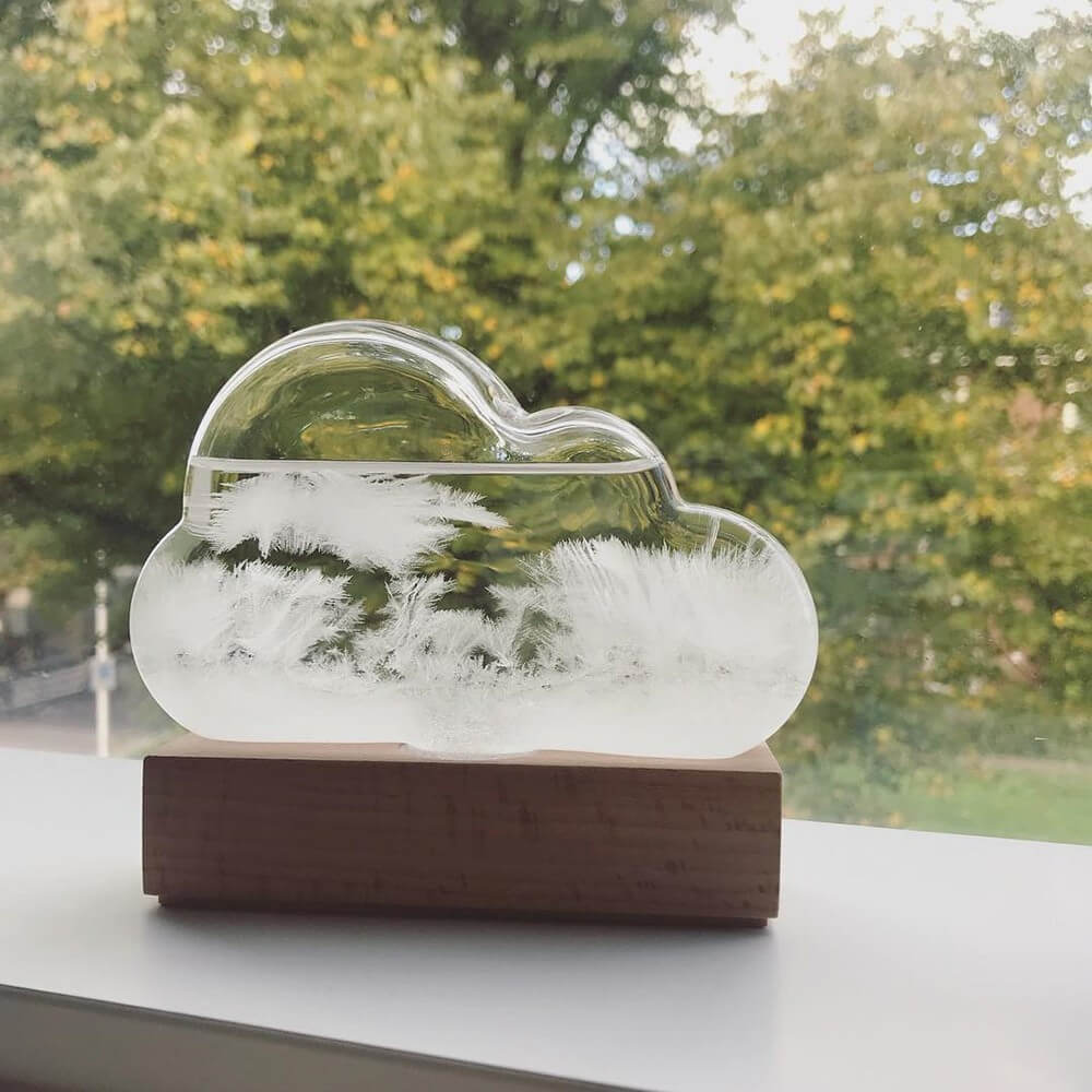Baromètre Storm Glass Nuage - Baromètre Original CadoMaestro