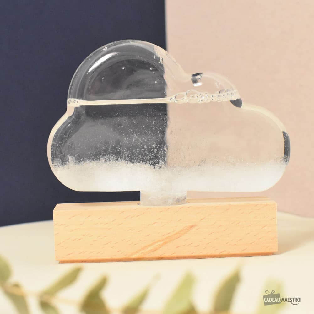 Baromètre Storm Glass Nuage - Baromètre Original CadoMaestro