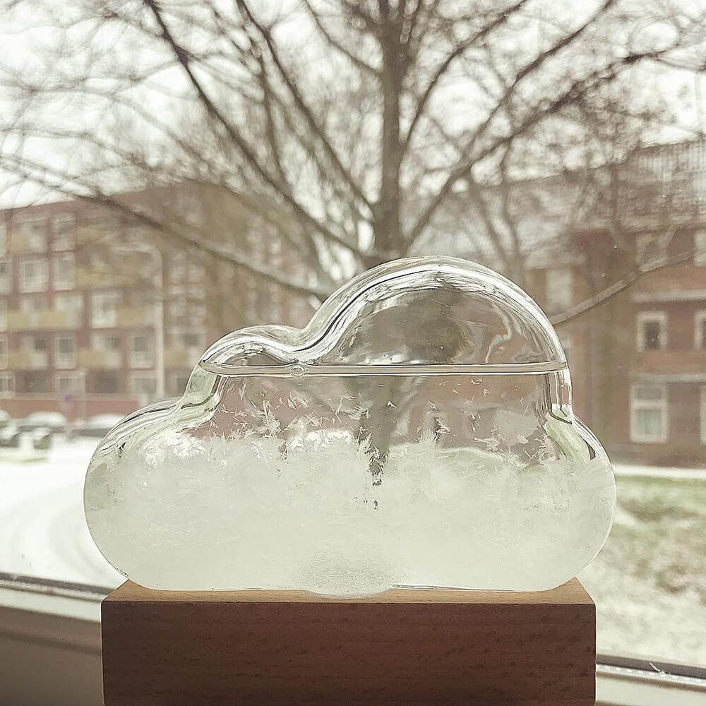 Baromètre Storm Glass Nuage - Baromètre Original CadoMaestro