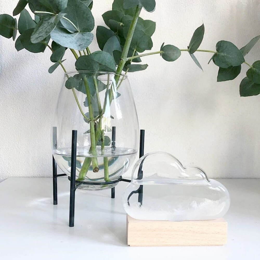 Baromètre Storm Glass Nuage - Baromètre Original CadoMaestro
