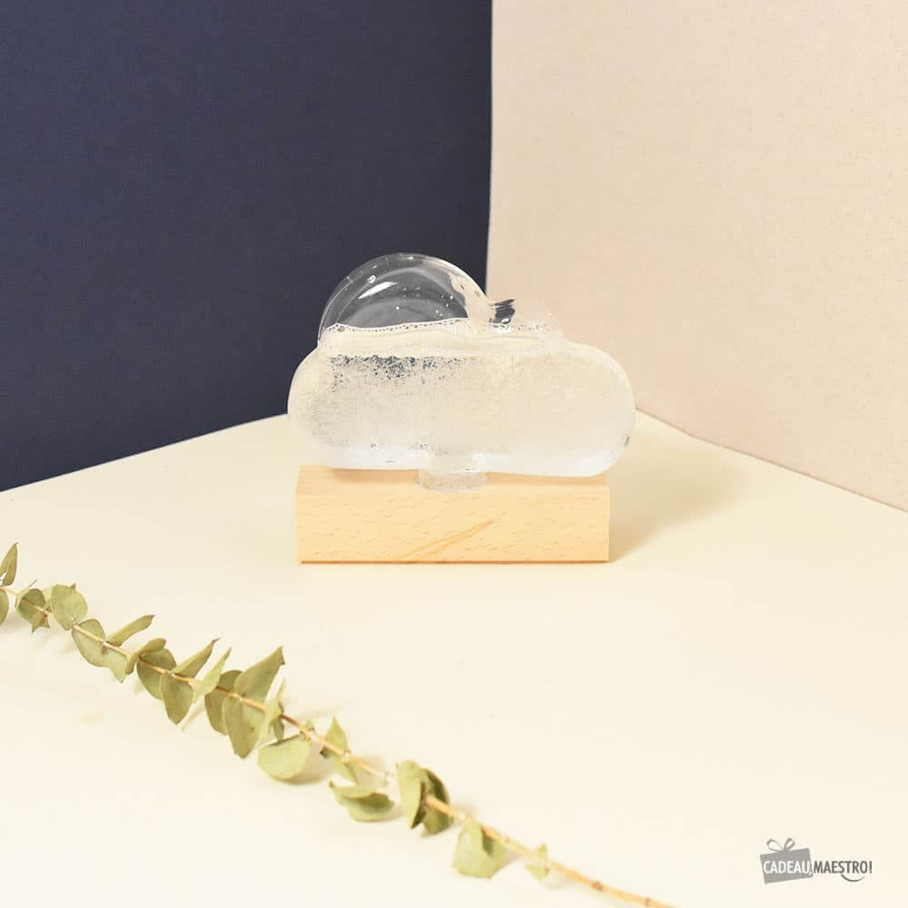 Baromètre Storm Glass Nuage - Baromètre Original CadoMaestro