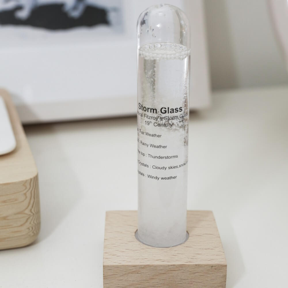 Baromètre Storm Glass en Verre - Baromètre Original