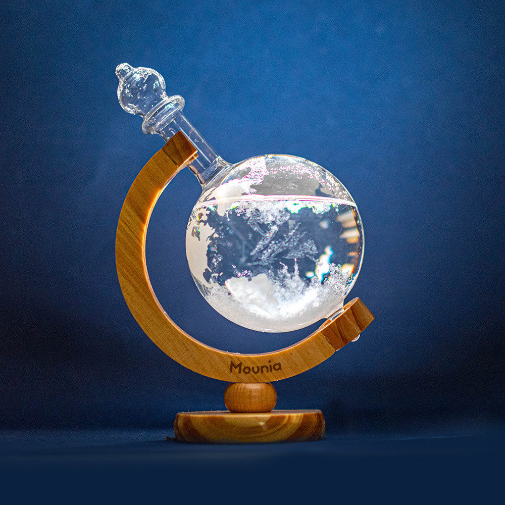 Baromètre Tempête Globe Prénom à Personnaliser - Baromètre Original