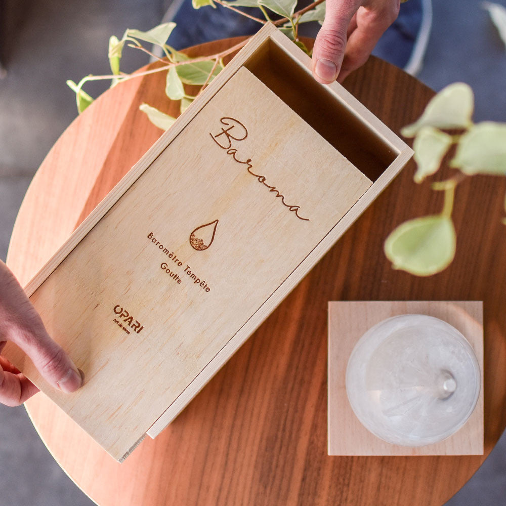 Baromètre Tempête Storm Glass - Baroma - Baromètre Original Opari