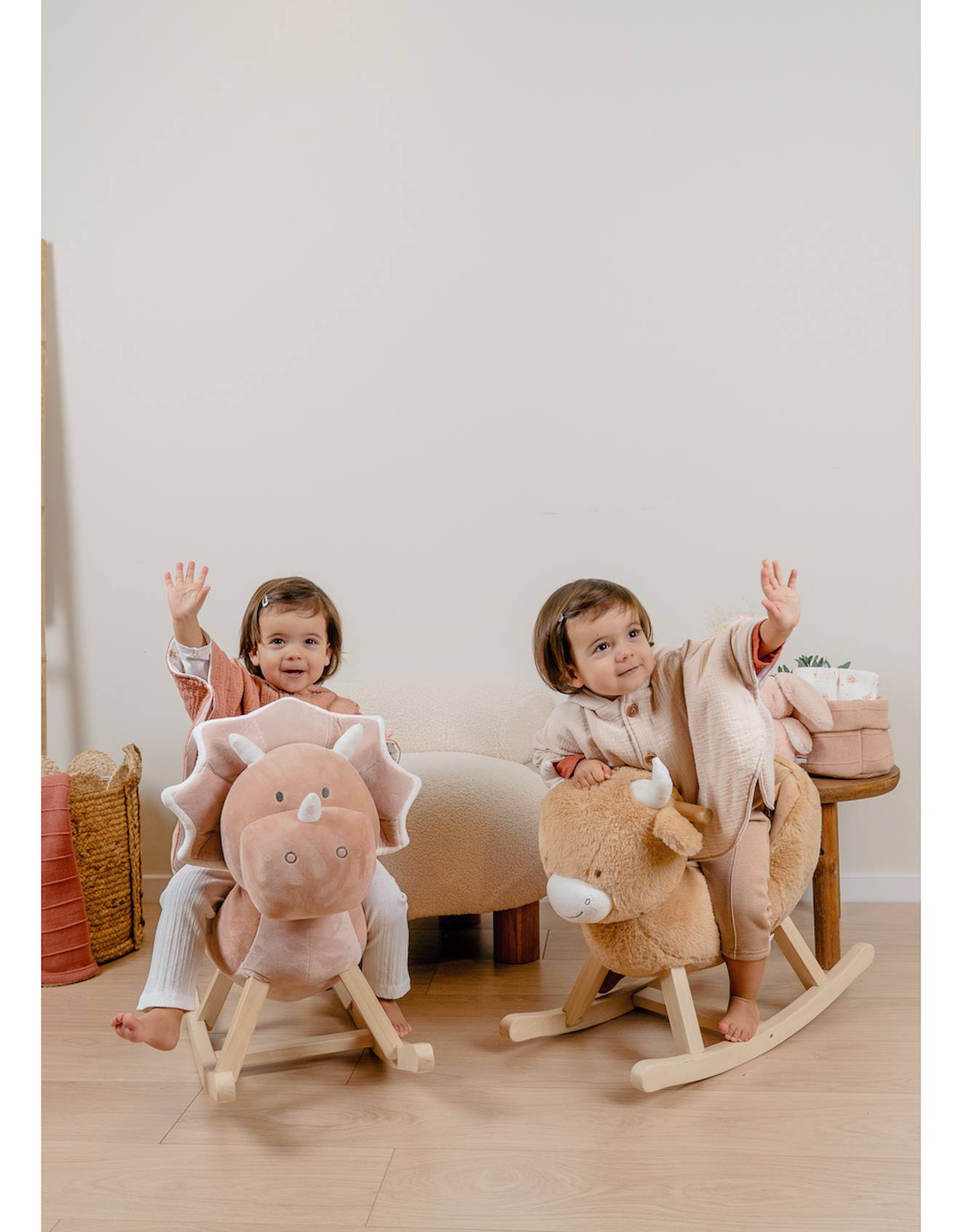 Bascule pour bébé - popsie rose