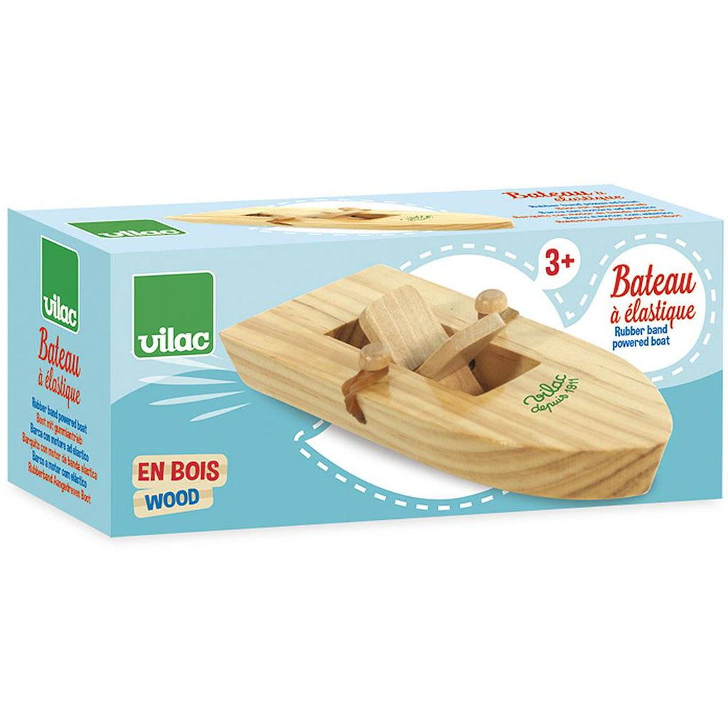 Bateau à élastique beige