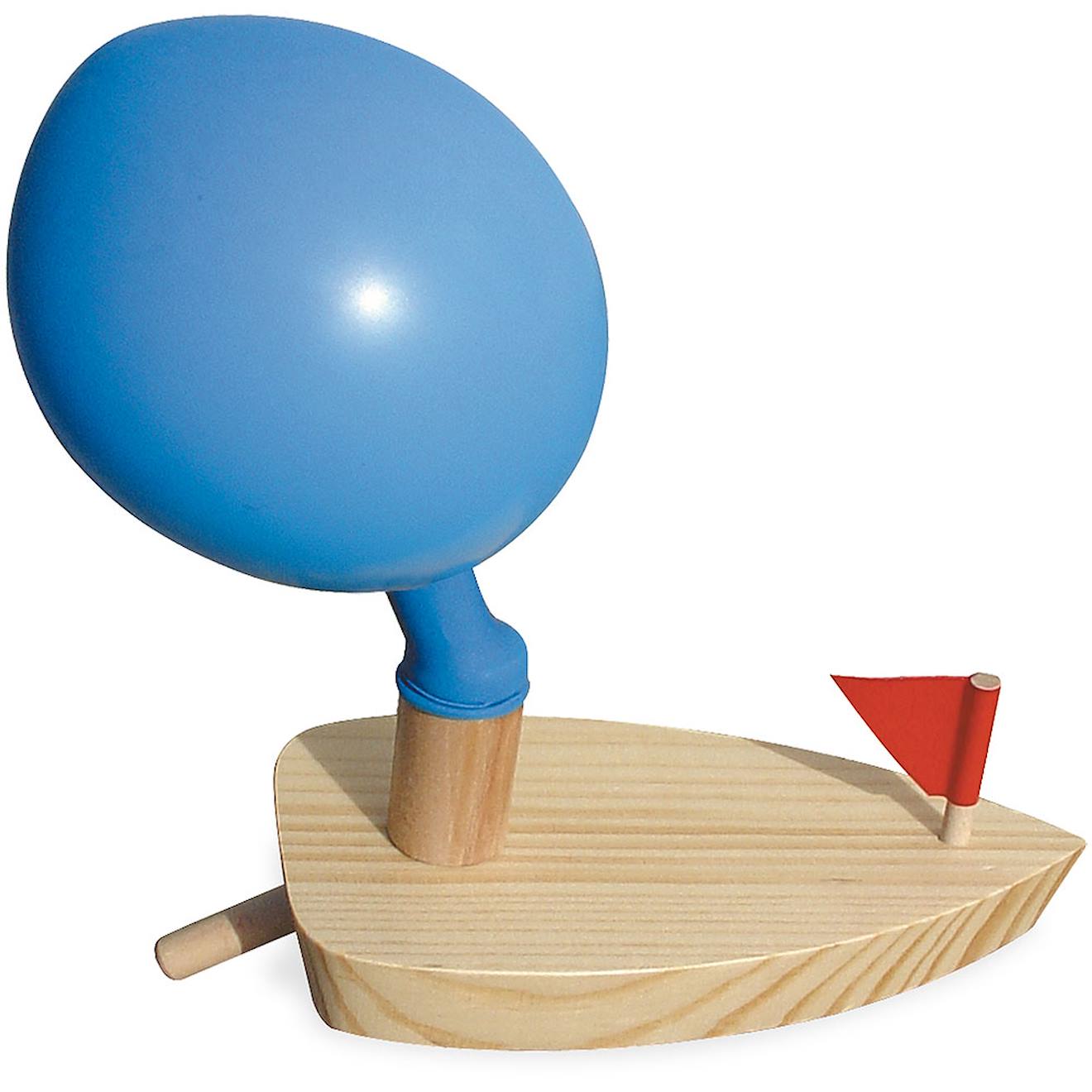 Bateau ballon bleu