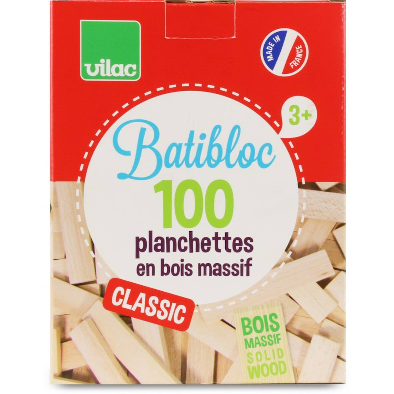 Batibloc classic 100 planchettes beige