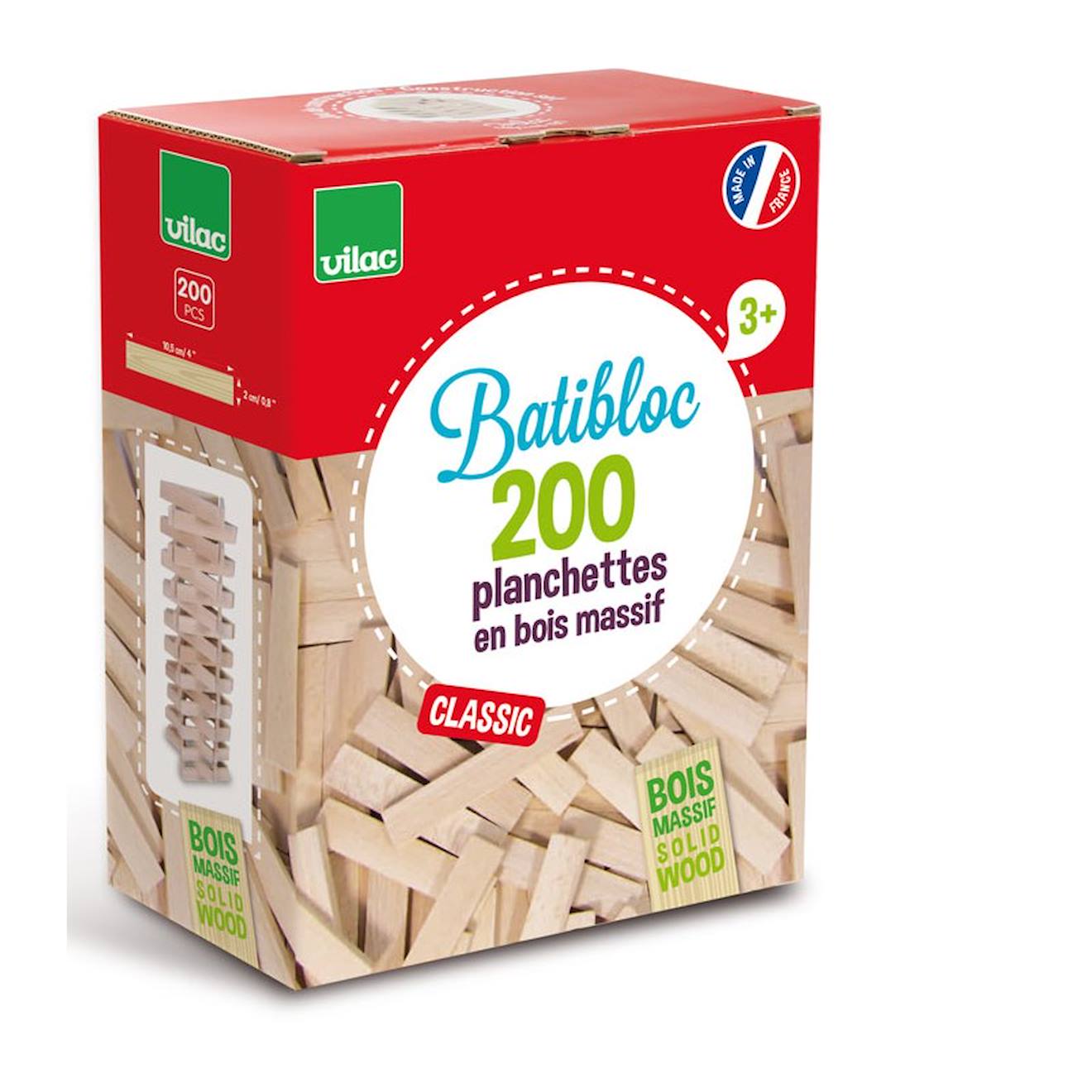 Batibloc classic 200 planchettes beige