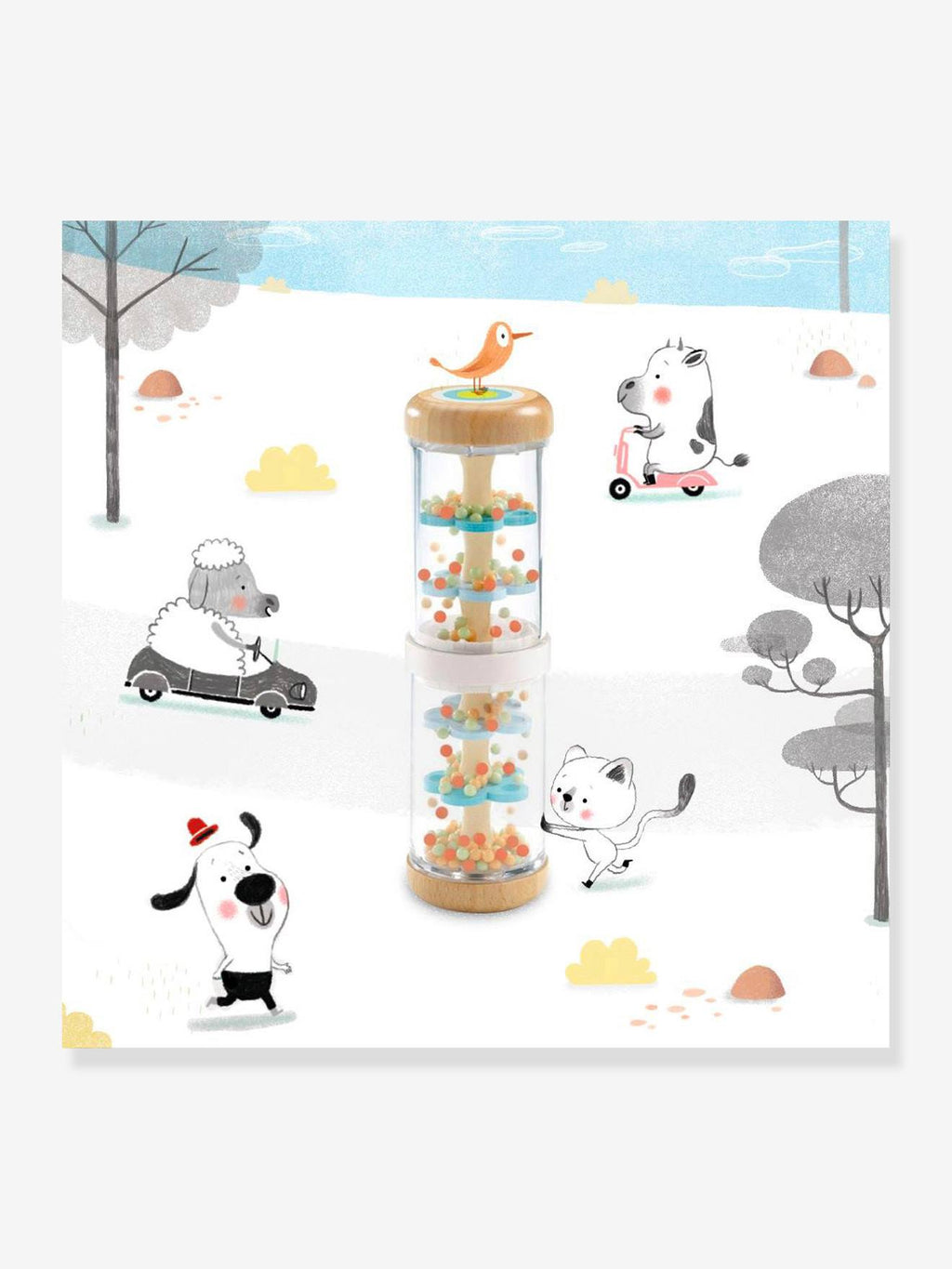 Bâton de pluie babyraini - blanc