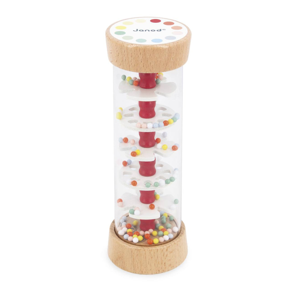 Bâton de pluie en bois bébé multicolore