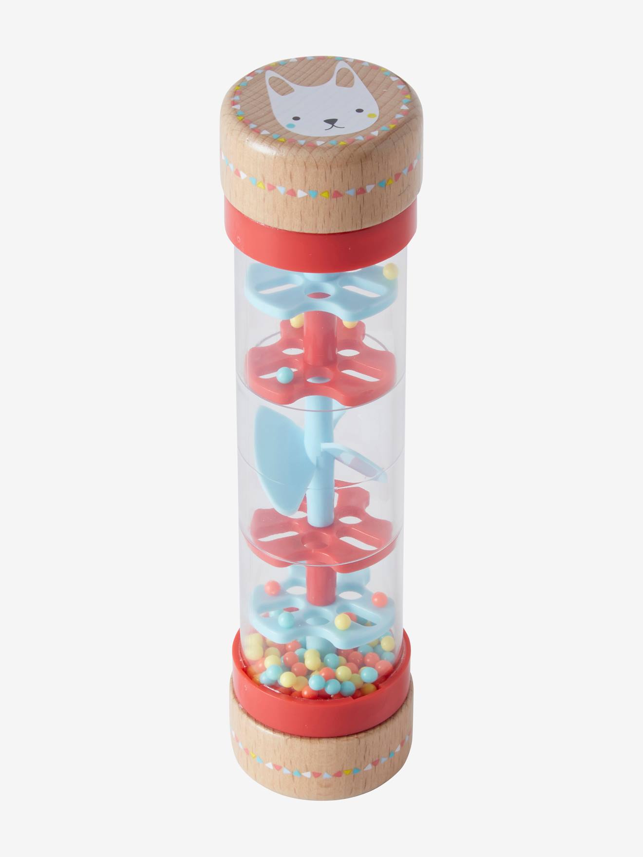 Bâton de pluie en bois FSC multicolore