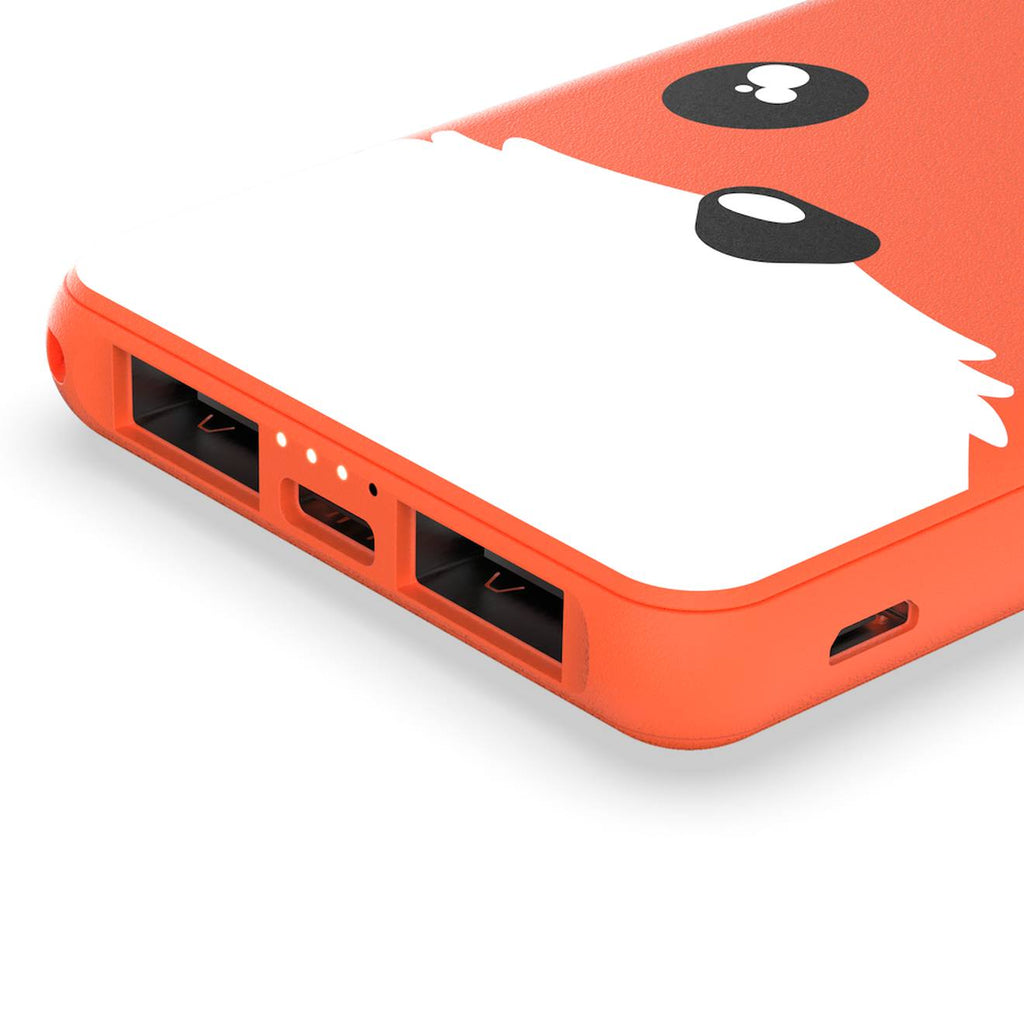 Batterie externe power animal renard multicolore