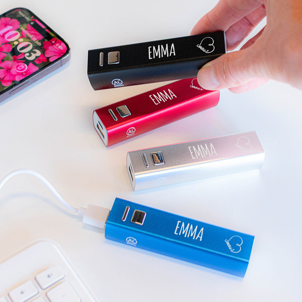 Batterie USB Soeur à Personnaliser - Chargeur Personnalisé