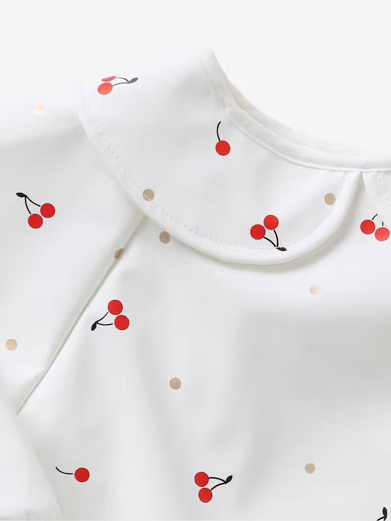 Bavoir tablier manches longues avec col - Vertbaudet