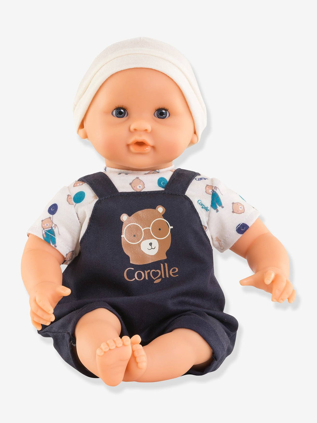 Bébé câlin maël ourson bleu