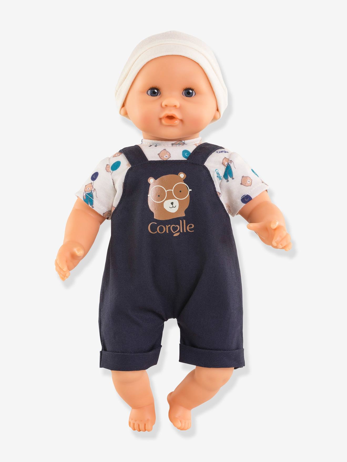 Bébé câlin maël ourson bleu