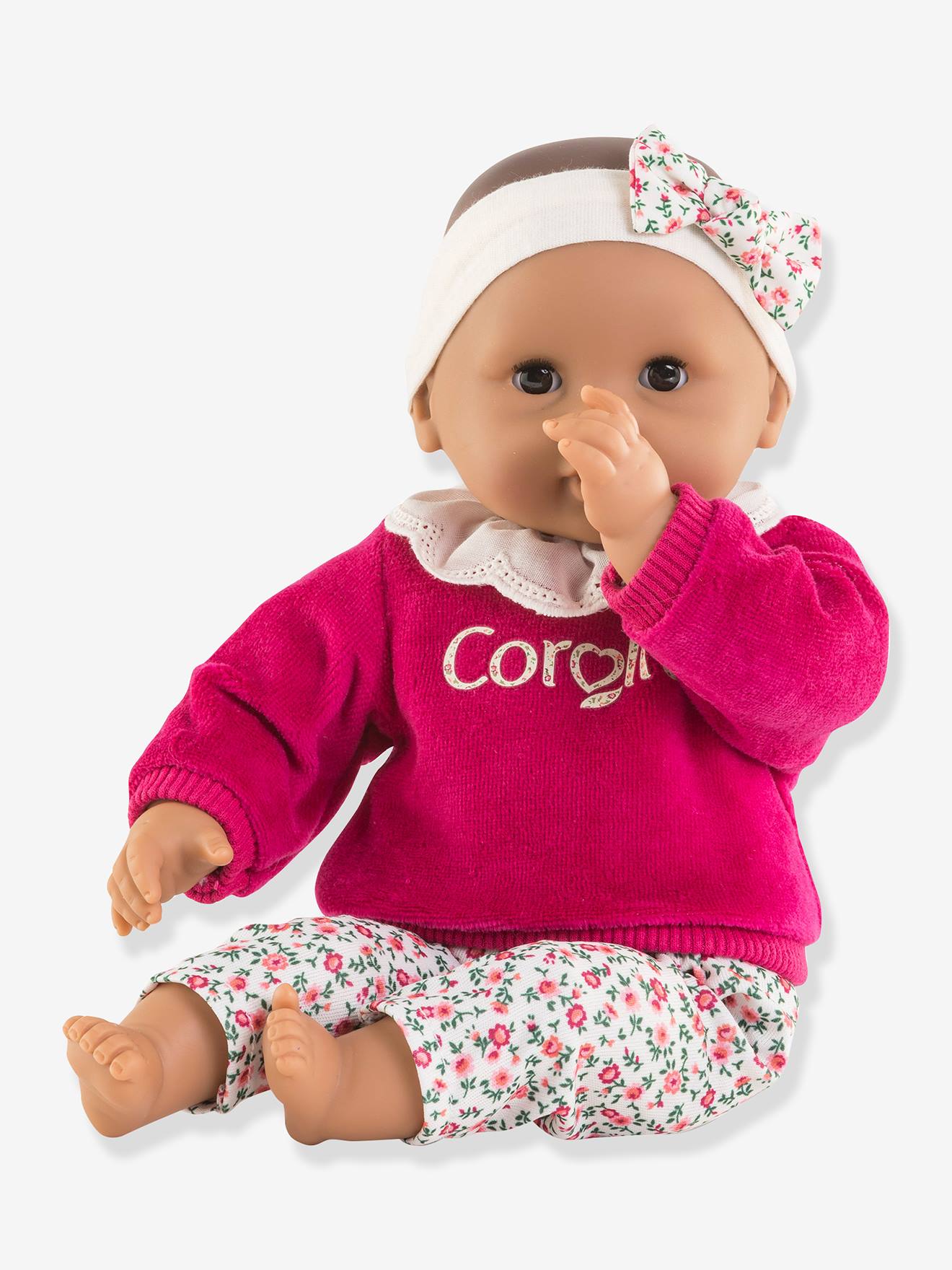 Bébé câlin maria rose grenadine rose