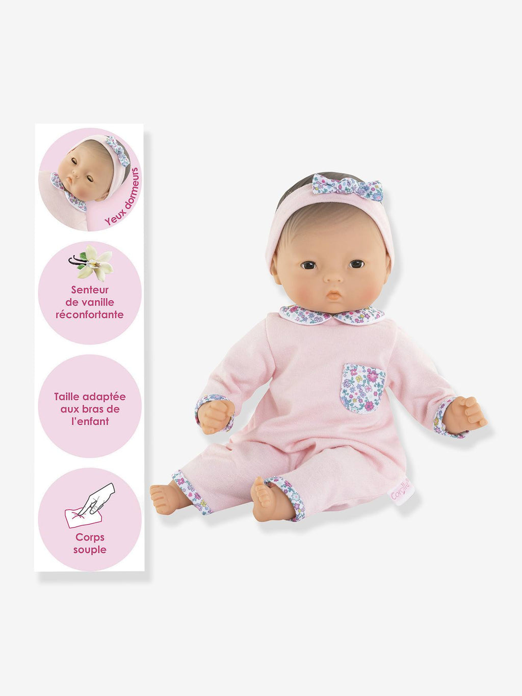 Bébé câlin mila rose