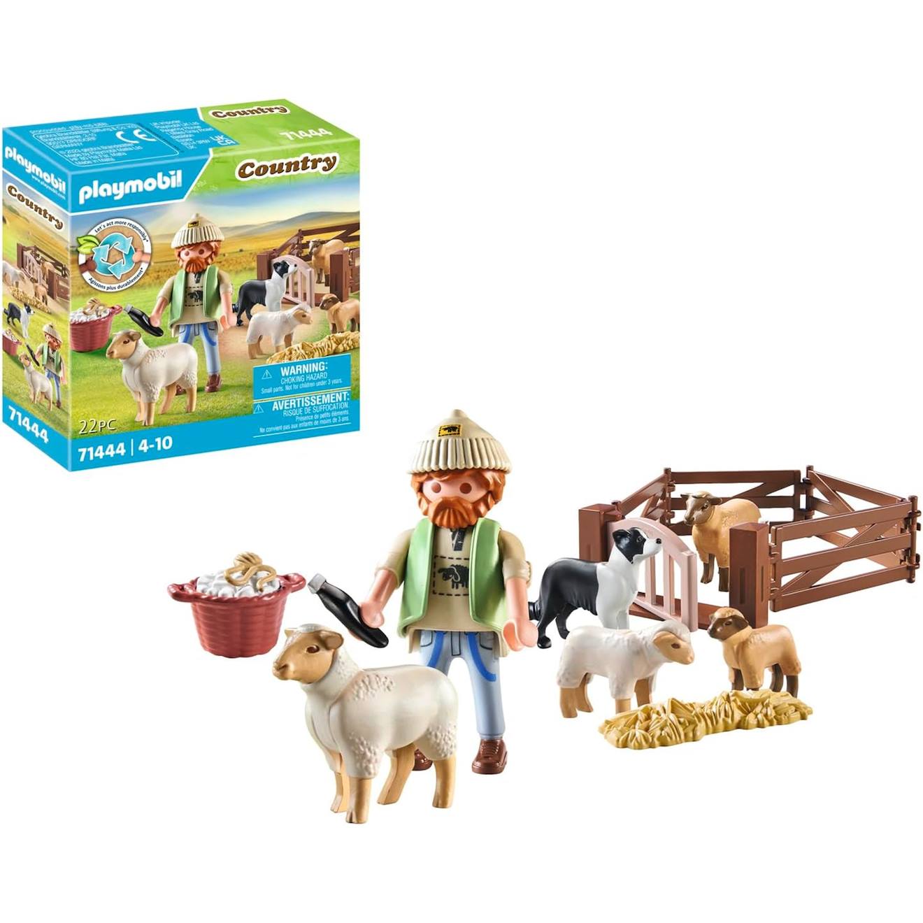 Berger avec moutons - country 71444 multicolore