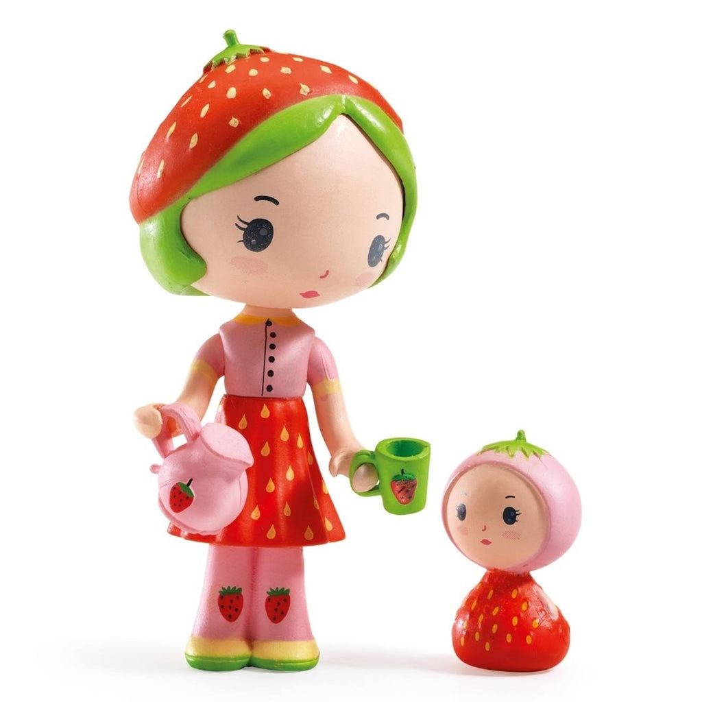Berry et lila figurines tinyly multicolore
