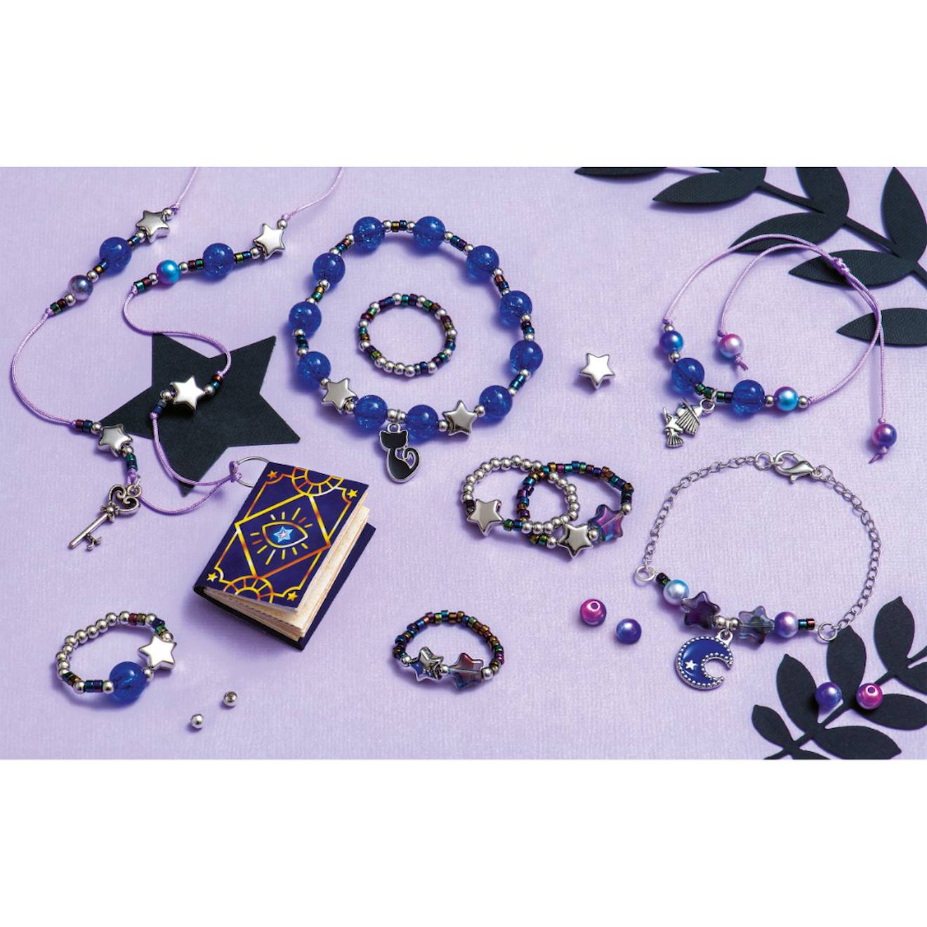 Bijoux à créer, thème magie - magic school multicolore
