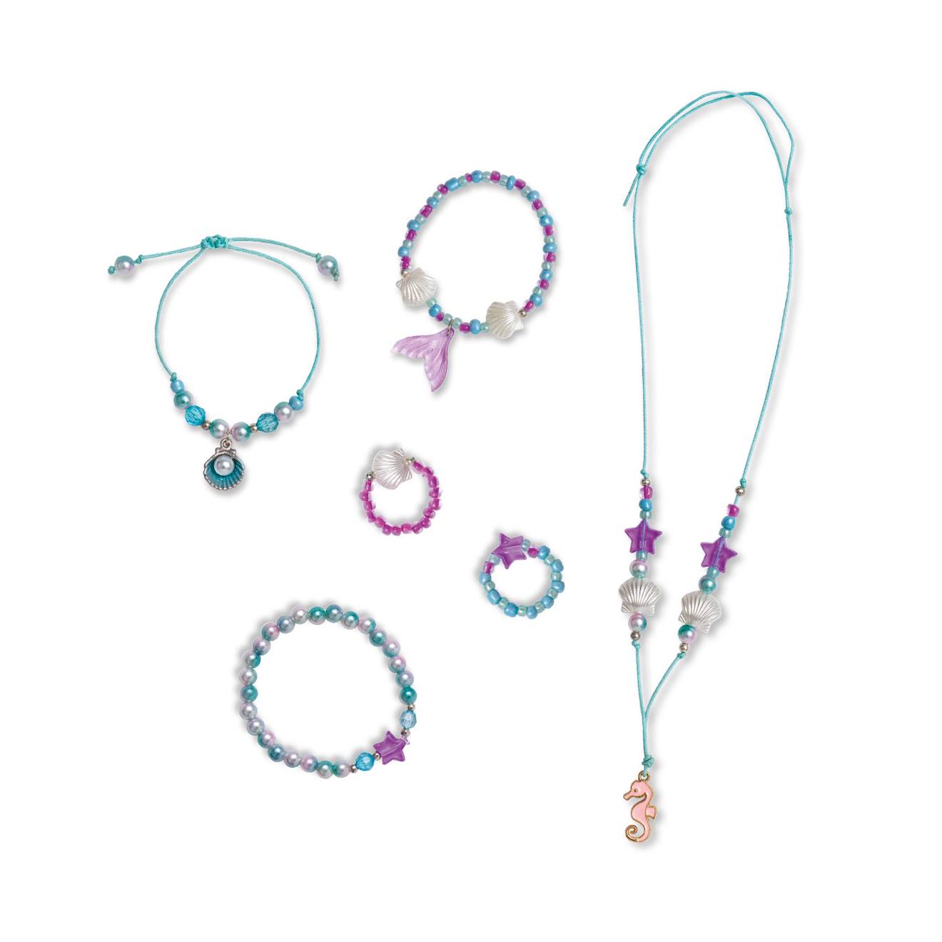 Bijoux a créer thème sirène - magic océan multicolore
