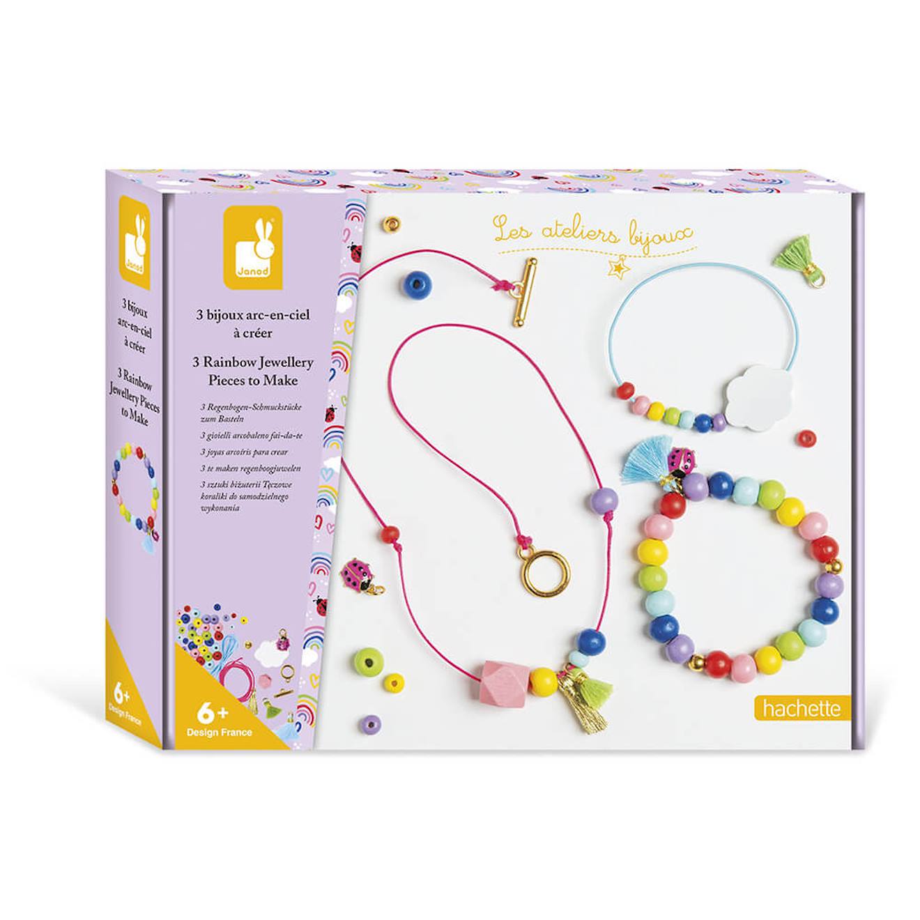 Bijoux arc-en-ciel à créer multicolore