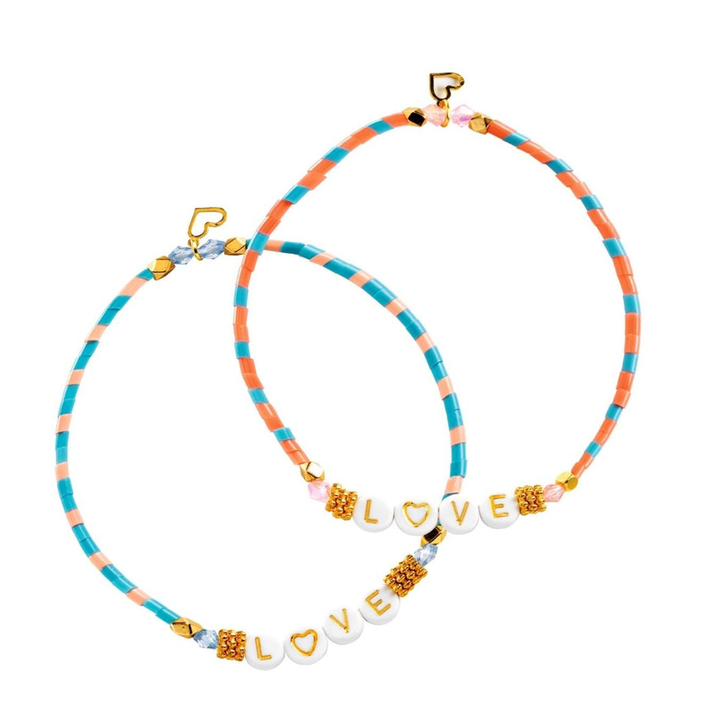 Bijoux duo bracelets lettres you & me multicolore