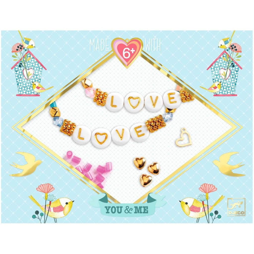 Bijoux duo bracelets lettres you & me multicolore