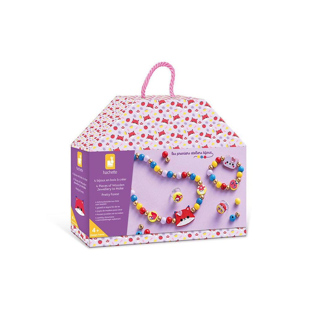 Bijoux en bois à créer - pretty forest multicolore