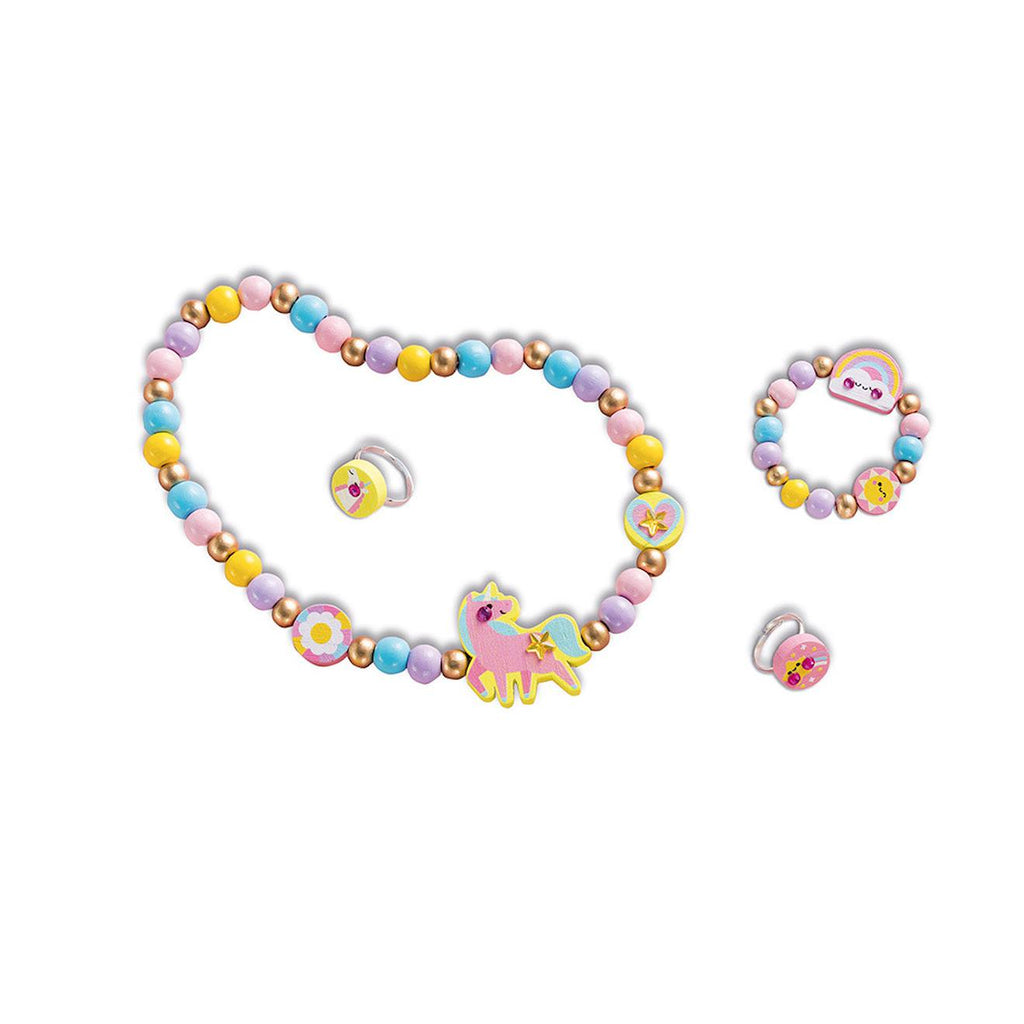Bijoux en bois à créer - rainbow land multicolore