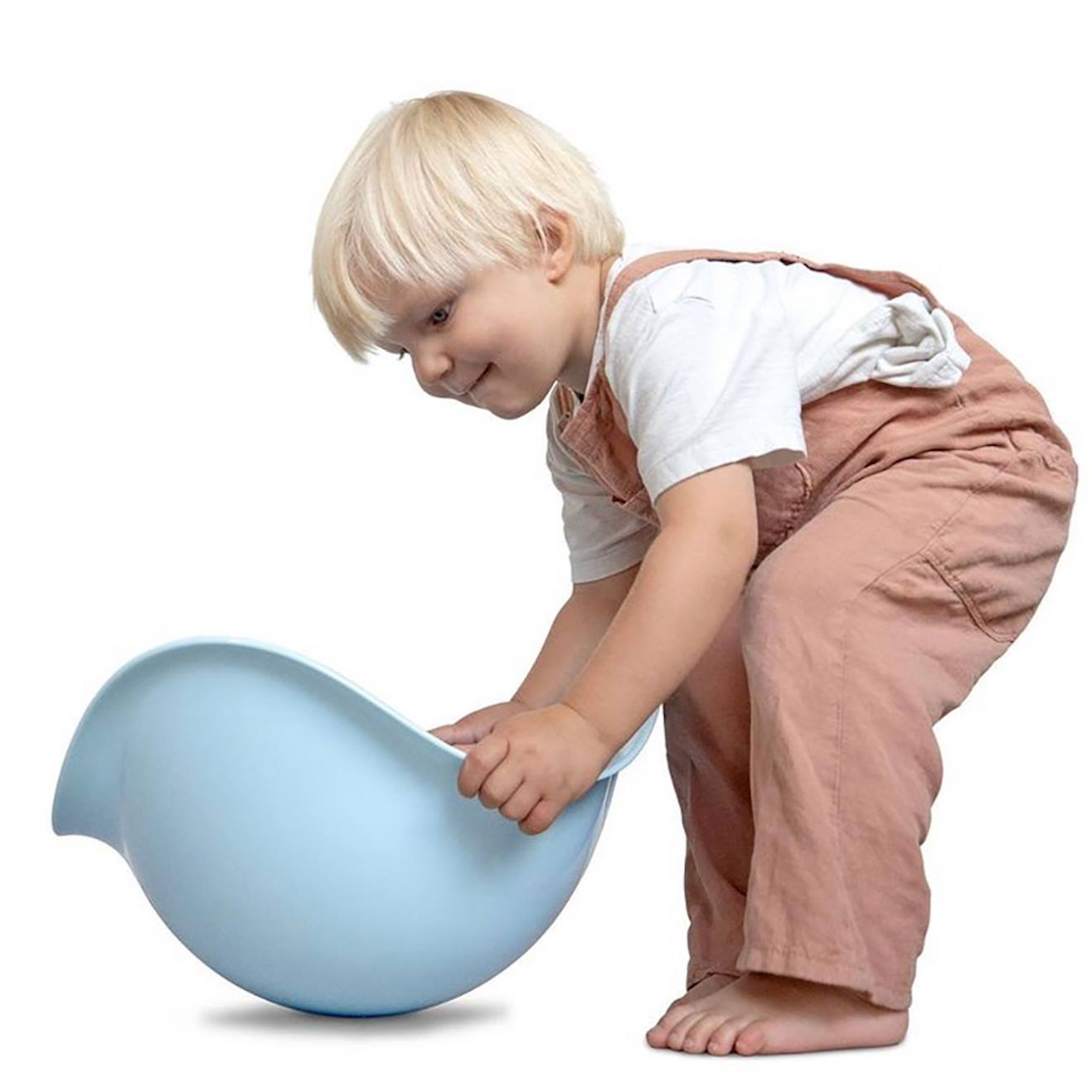 Bilibo jeu d'équilibre, jouet de motricité pour enfants bleu clair