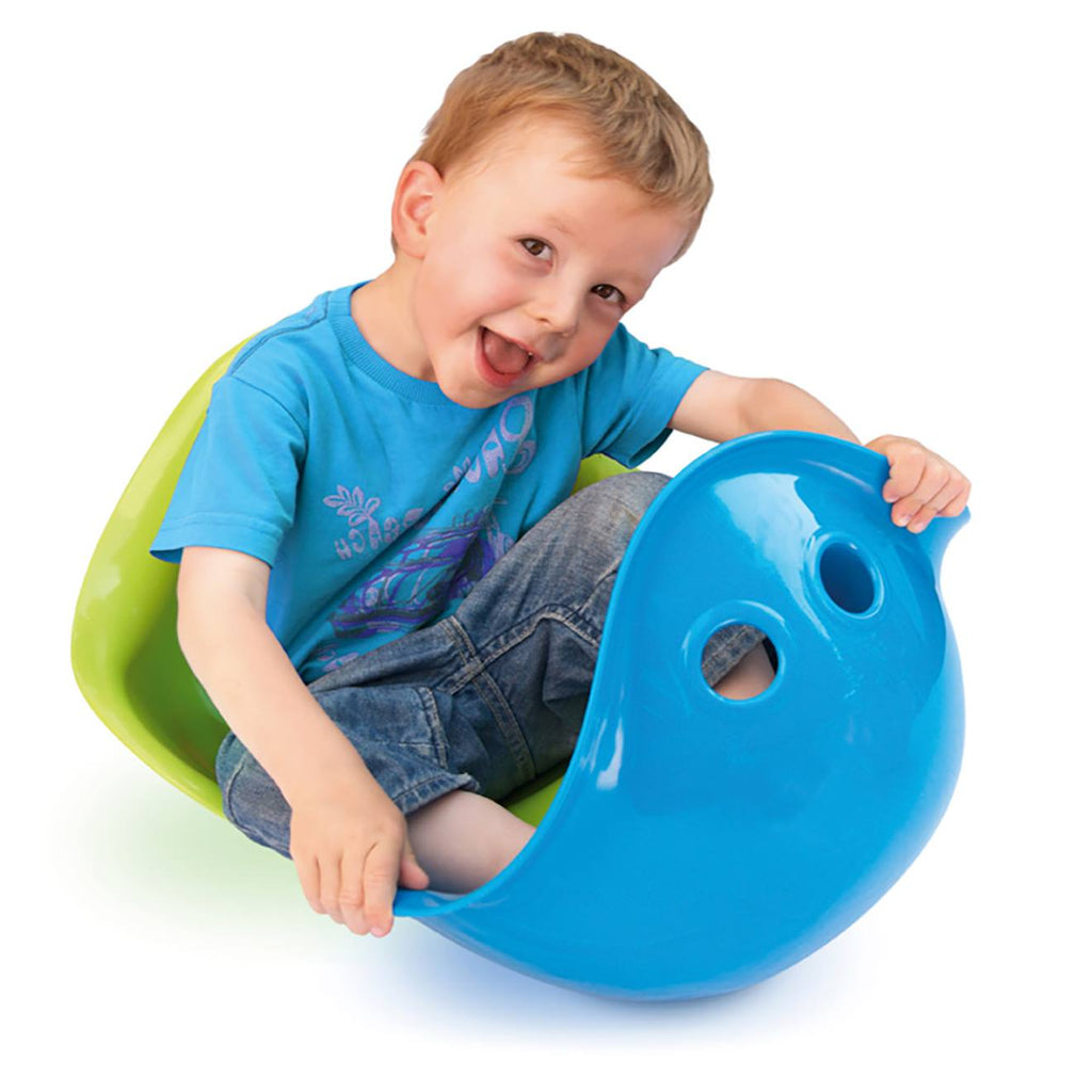 Bilibo jeu d'équilibre, jouet de motricité pour enfants bleu