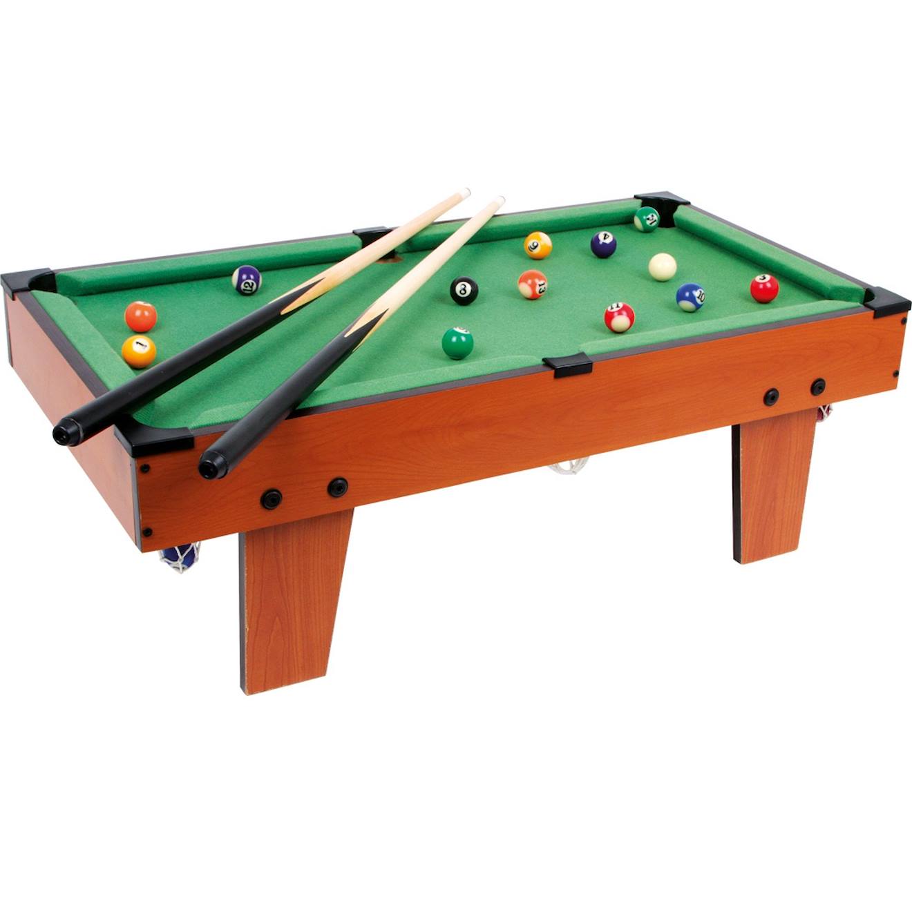 Billard de table vert