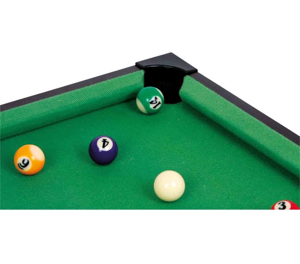 Billard de table vert