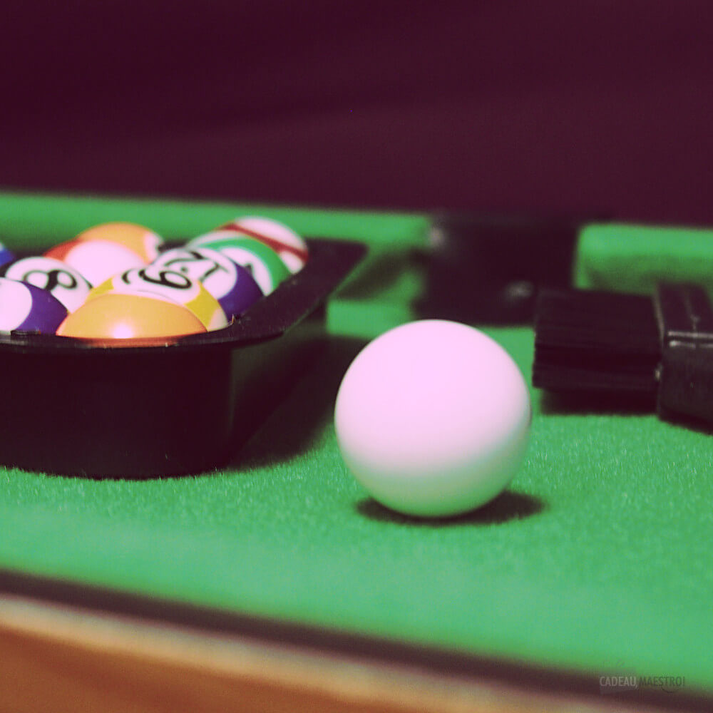 Mini Billard de Table - Jeu d'Adresse Philos