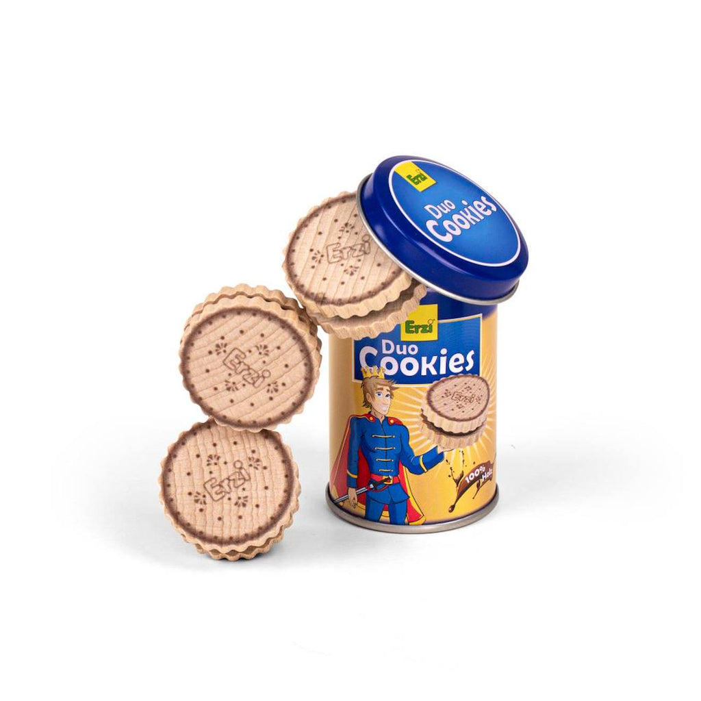 Biscuits fourrés au chocolat bleu